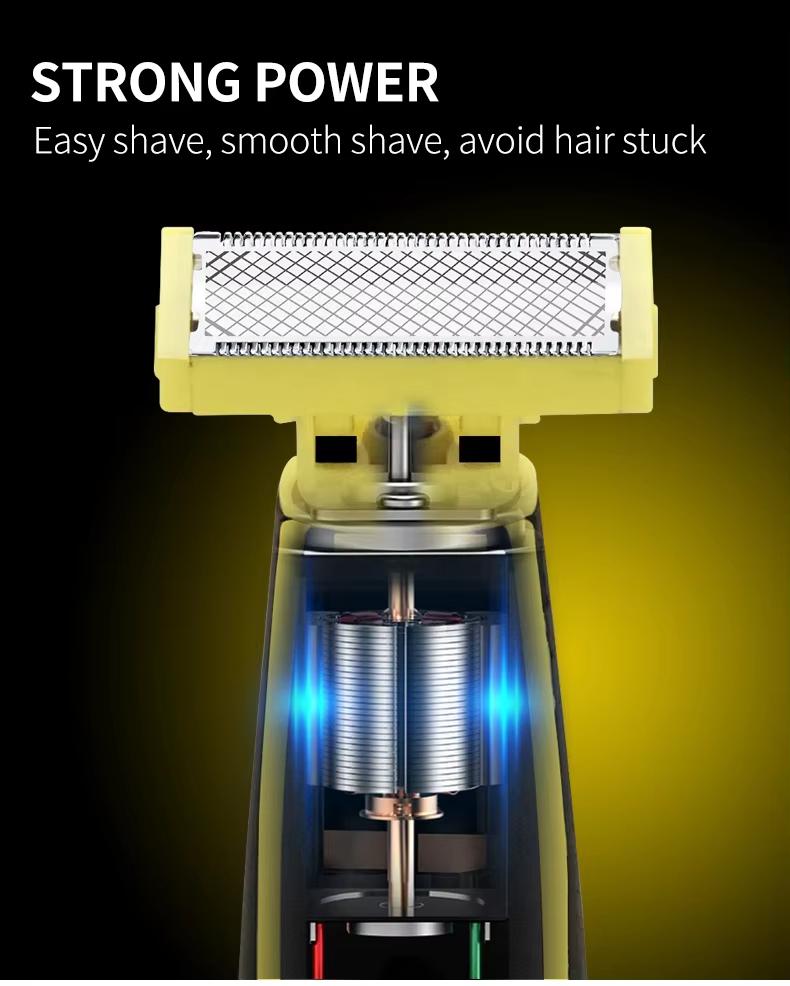 Product Introduction of Professional Men's Body Hair Trimmer | IPX6 Waterproof & USB Fast Charge | 4 Adjustable Combs for Chest/Back/Private Parts hair  trimmer 7