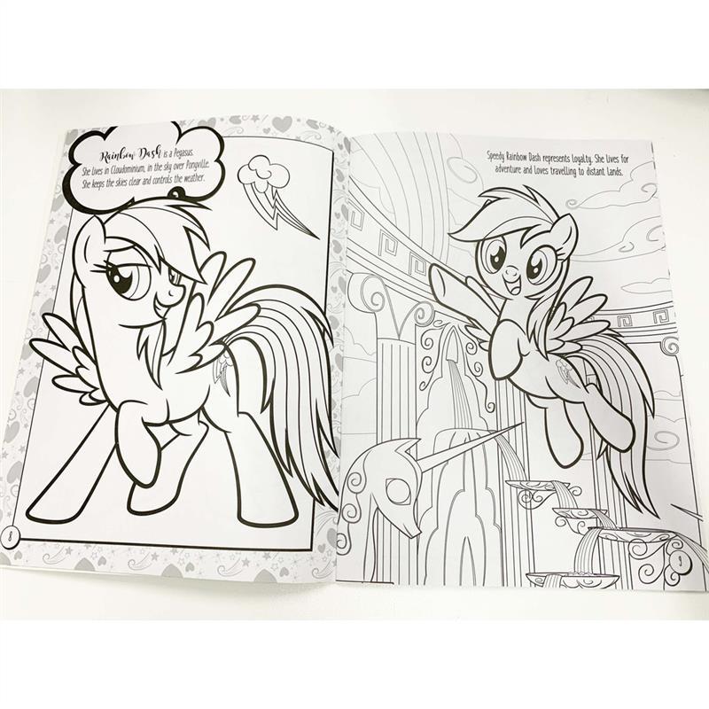 Product Introduction of High Quality My Little Po Besties Colouring Activity Book For Kids With 32 Pages 6