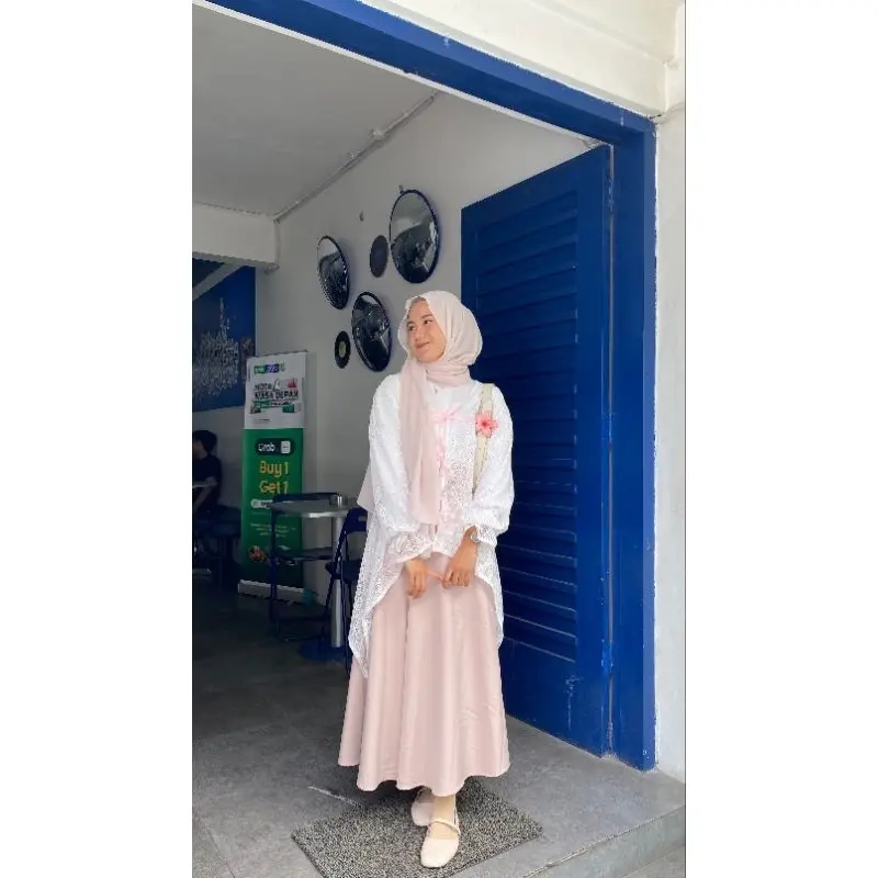 Kirana Outer Cardigan Brukat - Brukat Malika Outer Wisuda - Baju Hari Raya - Brukat Mewah Elegant