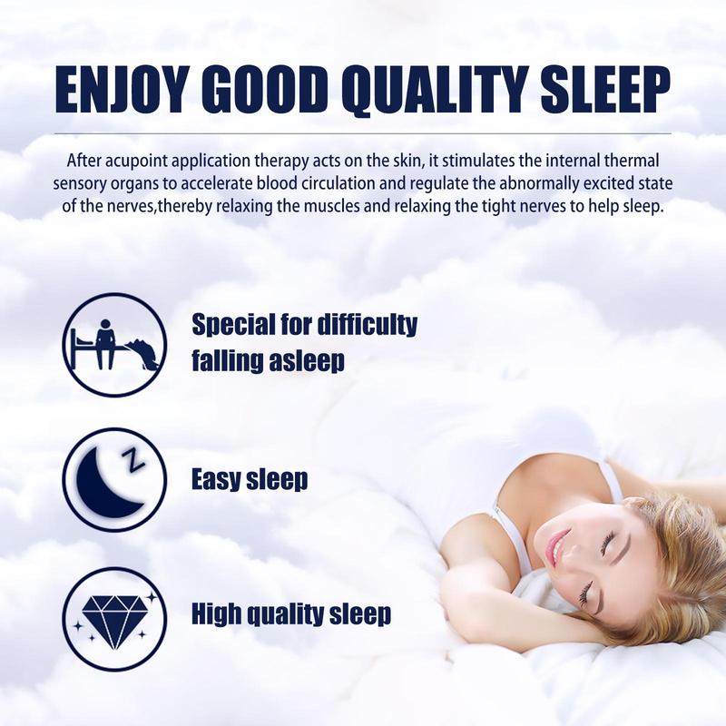 Sleep Patches, 3 Counts/set Natural Sleep Aid Patch, Stress Relief Sleeping Patches, Body Care Patches for Adults 4