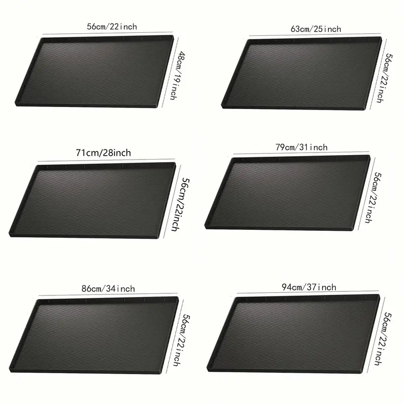 Silicone Sink Bottom Mat, 1 Count Kitchen Sink Waterproof Sink Mat, Cabinet Sink Protector for Home Kitchen Dining Room Bathroom 1