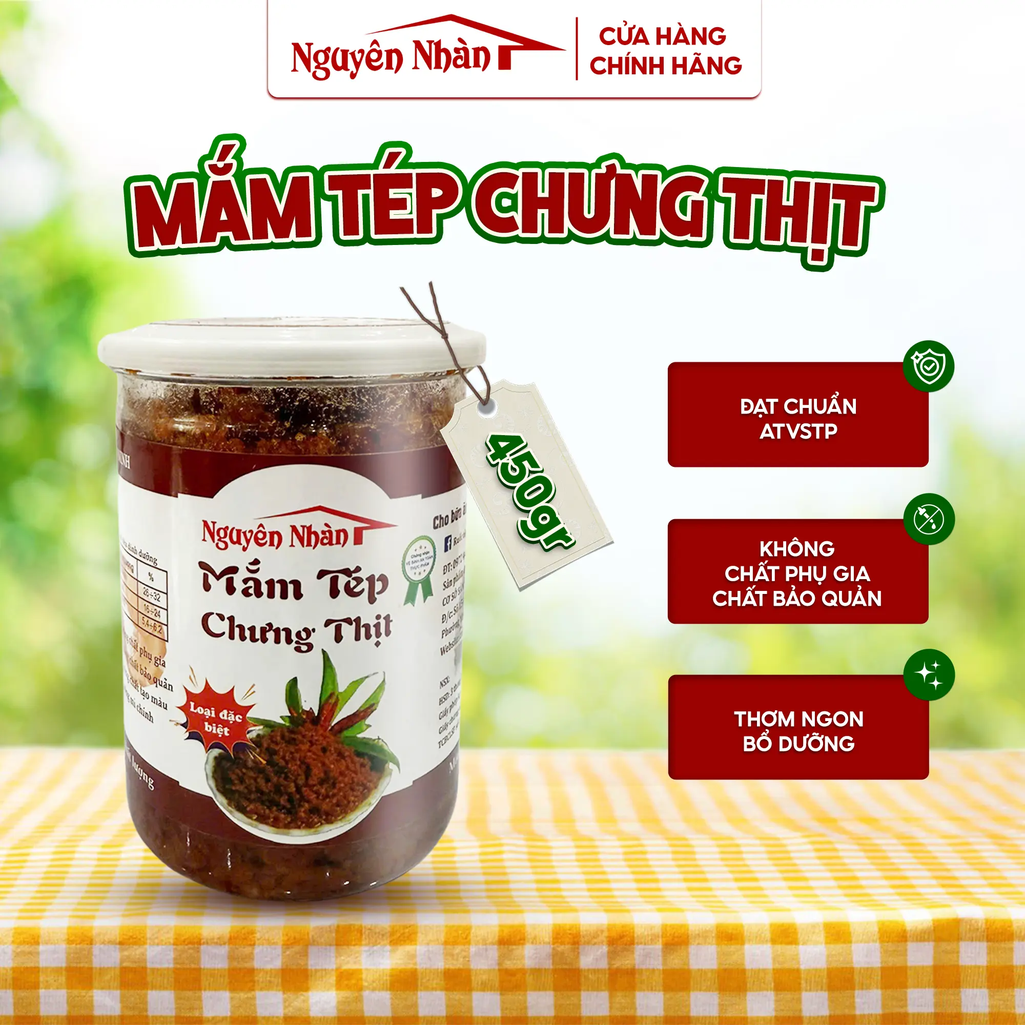 Mắm Tép Chưng Thịt Nguyên Nhàn Đặc Sản Quảng Ninh 250-450g
