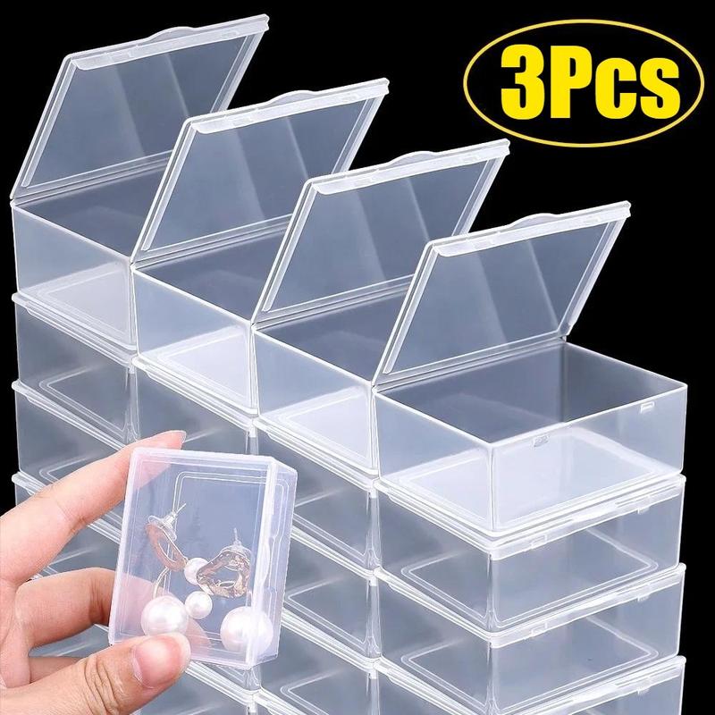 1/3Pcs Multi-purpose Transparent Mini Rectangular Storage Bo - TikTok ...