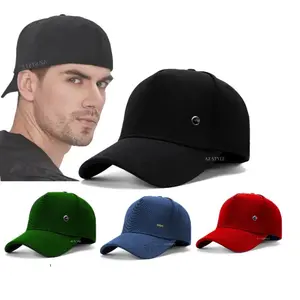 Topi Built-up Terbaru Topi Tanpa Pengait Belakang Karet Baseball Casual Sport Dewasa Unisex