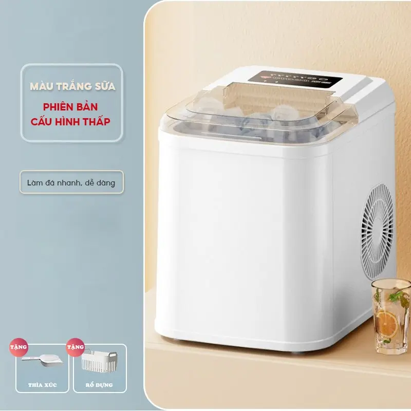 [Khuyến mãi trong thời gian có hạn] Máy Làm Đá Viên Siêu Tốc 6 Công Suất Lớn Tiết Kiệm Điện Tủ Làm Đá Mini Làm Đá Nhanh bảo hành 12 tháng