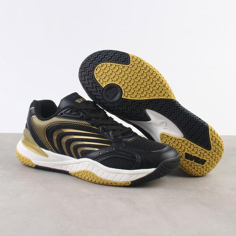 Product Introduction of Professional Tennis Shoes Unisex Badminton Shoes Breathable Anti-Skid Shock Absorption Table Tennis Ball Shoes Color Matching Sports Training Shoes 3