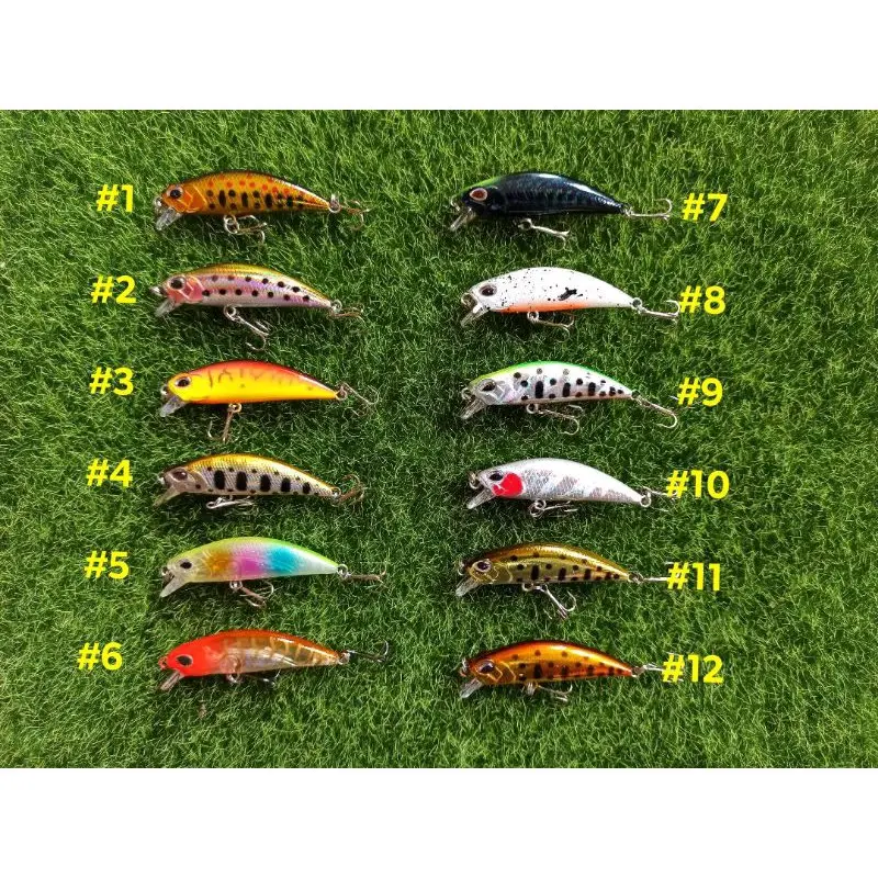 UMPAN PANCING LURE CASTING MINOW ULTRALIGHT LURE FACTORY DW63 5CM/5.5GR 1