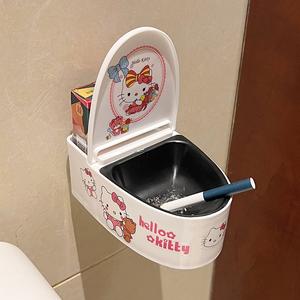 Creative Toilet Ashtray, Personalized Cute for Home Use, Covered Ashtray for Bathroom, Toilet, and Living Room,Asbak Tandas, Reka Bentuk Kreatif, Diperibadikan, Comel, Sesuai untuk Kegunaan Rumah, Asbak Bertutup, untuk Bilik Mandi, Tandas dan Ruang Tamu