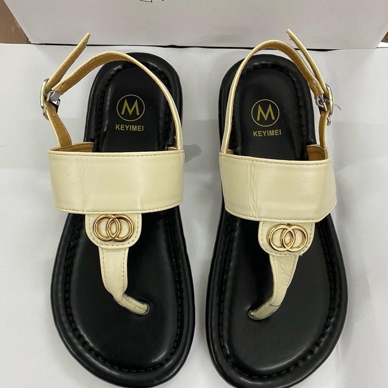 Dép sandal nữ mũi tròn da mềm đế cao su dẻo hàng qc fullbox ( đi chuẩn size nha ảnh thật shop chụp) 6