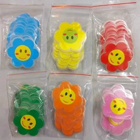 Combo 20 Hoa Nam Châm 5cm ép Plastic dùng để tích điểm khen thưởng và dạy học 6
