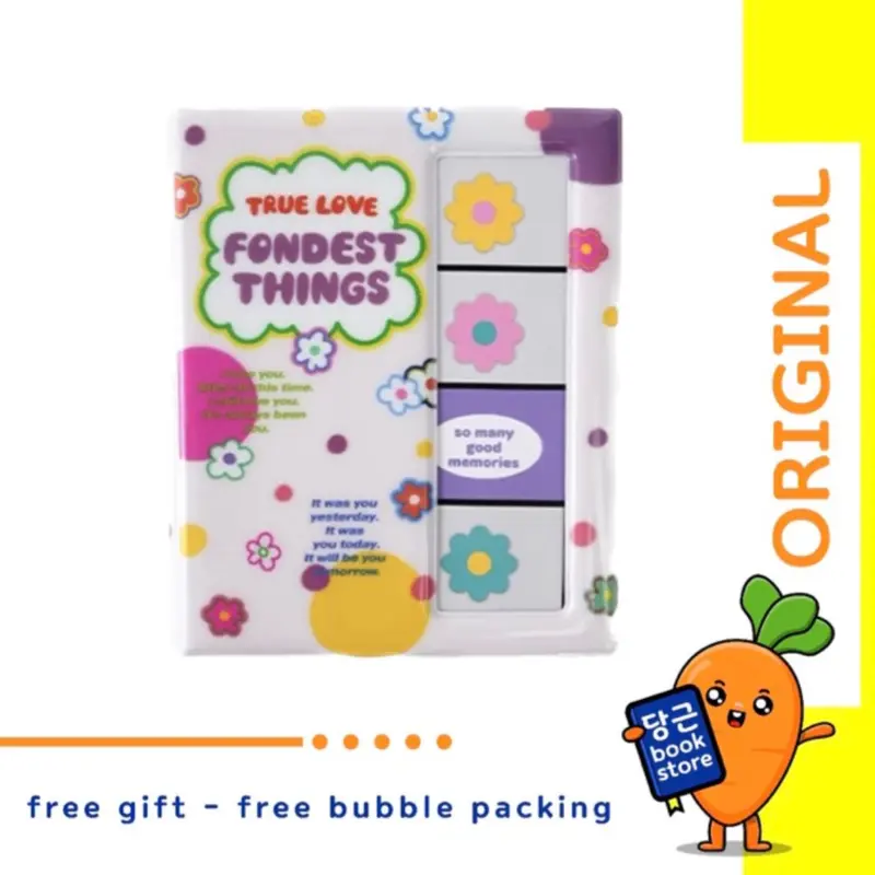 Daiso Korea Album Foto Kpop Photoism Pocket Card Wide Four Cut 20 Lembar 60 Sleeve PC Photo Album True Love 0