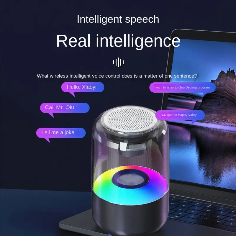 Âm Thanh Bluetooth Không Dây, Bán Buôn, Tráng Men Màu Sắc, Chất Lượng Âm Thanh Cao, Âm Lượng Lớn, Thẻ Cầm Tay Gia Dụng, Loa Nhỏ Củ Loa Nghe Nhạc 2