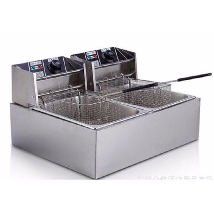 Bếp chiên nhúng , bếp chiên nhúng điện đôi 12L 4