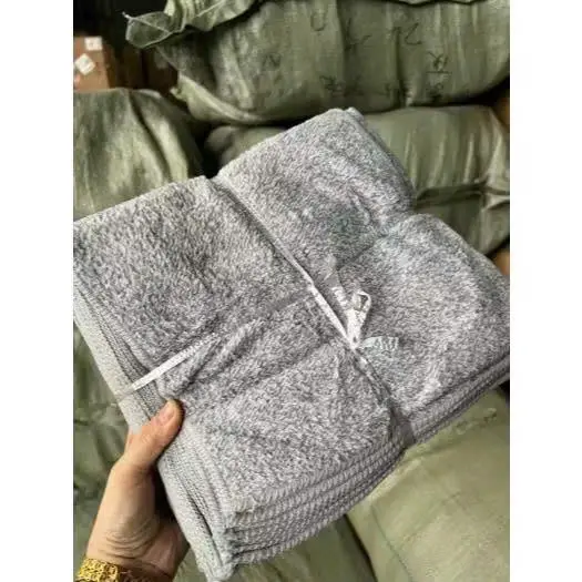 #FREESHIP# Khăn đa năng siêu thấm màu ghi (1 KHĂN GHI) 2