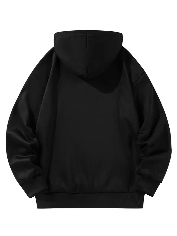 Women's Solid Color Kangaroo Pocket Hoodie, Casual Long Sleeve Hooded Sweatshirt for Fall & Winter, Yoga Hoodie, Women's Clothes for Daily Wear 3