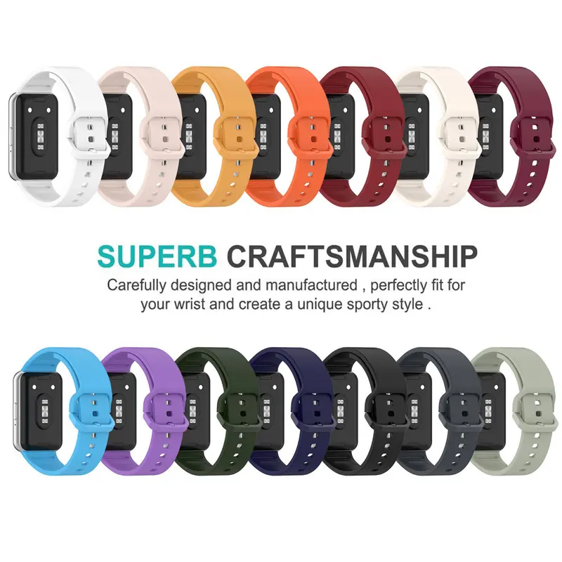 Dây đeo Silicon mềm cho Samsung Galaxy Fit3, Phụ kiện dây đeo, Dây đeo đồng hồ thay thế thông minh, Vỏ bảo vệ màn hình, Vòng đeo tay dây đeo cổ tay, Thích hợp cho Samsung Fit3 2