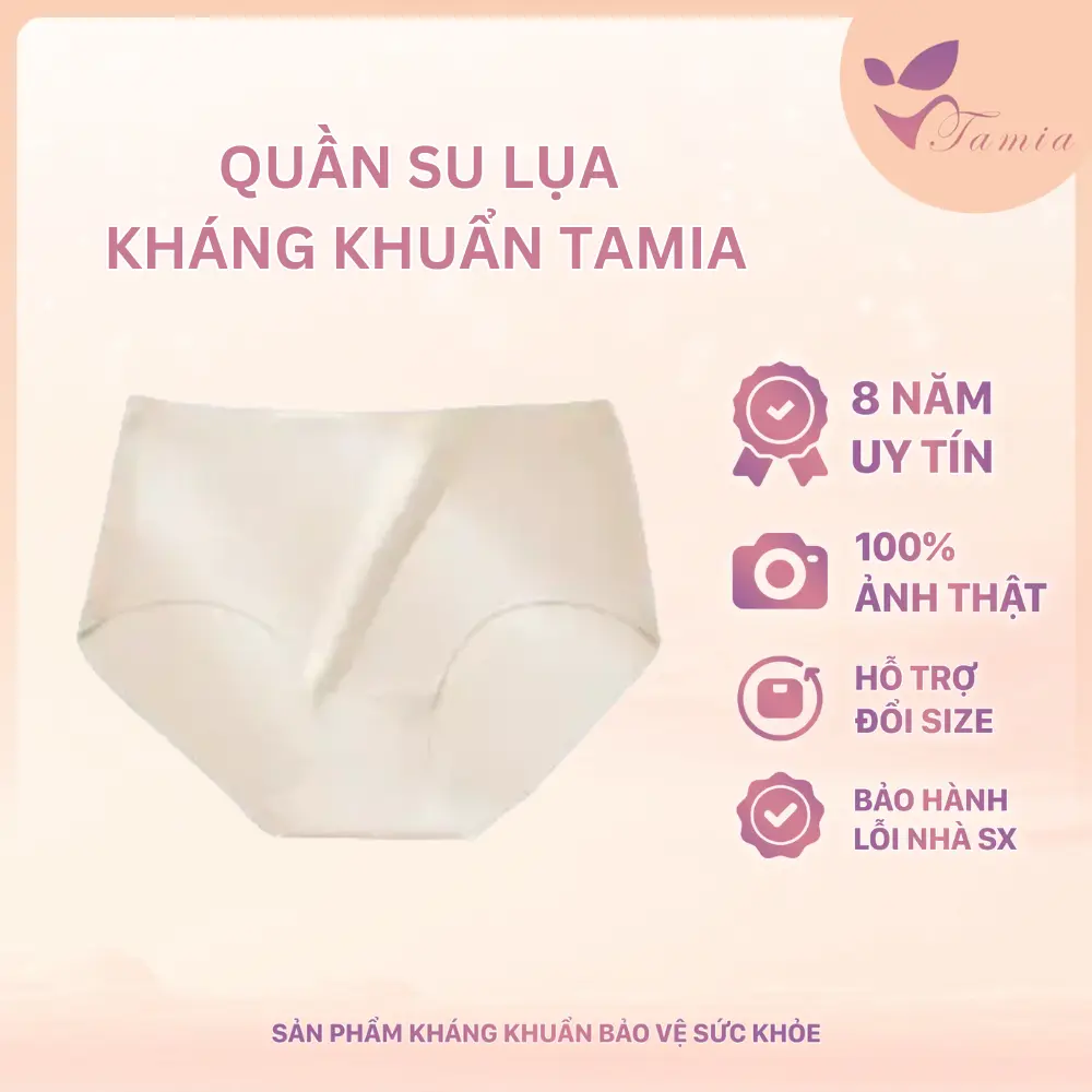 Quần lót su lụa kháng khuẩn, mềm nhẹ, đàn hồi thoải mái TAMIA Nữ Women