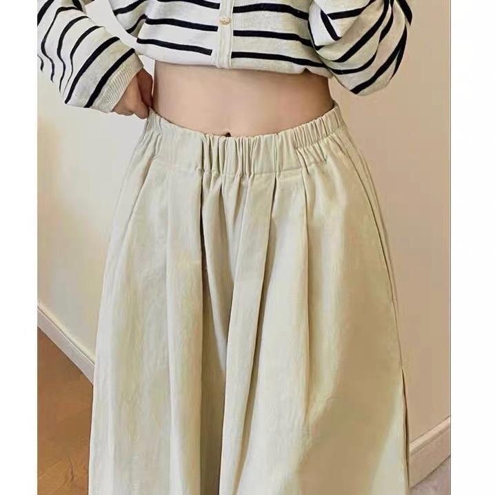 QUẦN ỐNG RỘNG SUÔNG DÀI LINEN LƯNG THUN phong cách Hàn cho nữ   COZY PANTS- LOVI