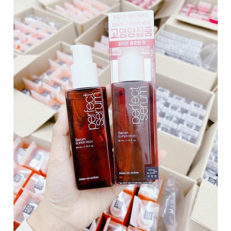 Tinh Dầu Chăm Sóc Tóc Dành Cho Nữ Mise En Scene Perfect Repair Hair Serum 80ml Women Dưỡng Tóc 2