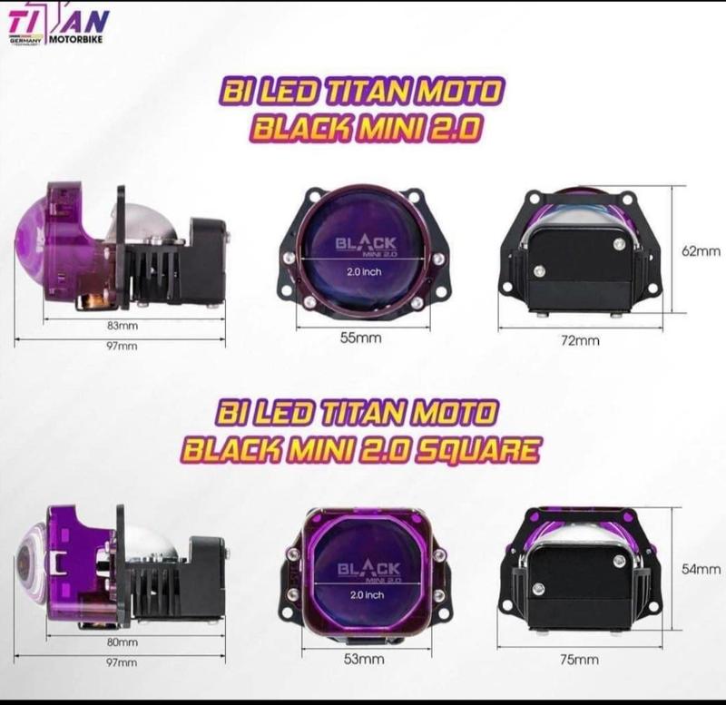 Product Introduction of [ĐT] Bi Titan Black Mini 2.0 Vuông Tròn (1 Quả) 1