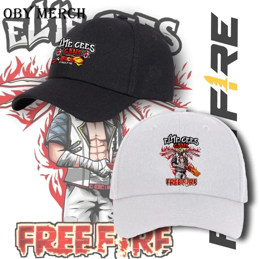 Topi Baseball Free Fireee Freefire Karakter Anak Usia 3-10 Tahun | Topi Game FF topianak