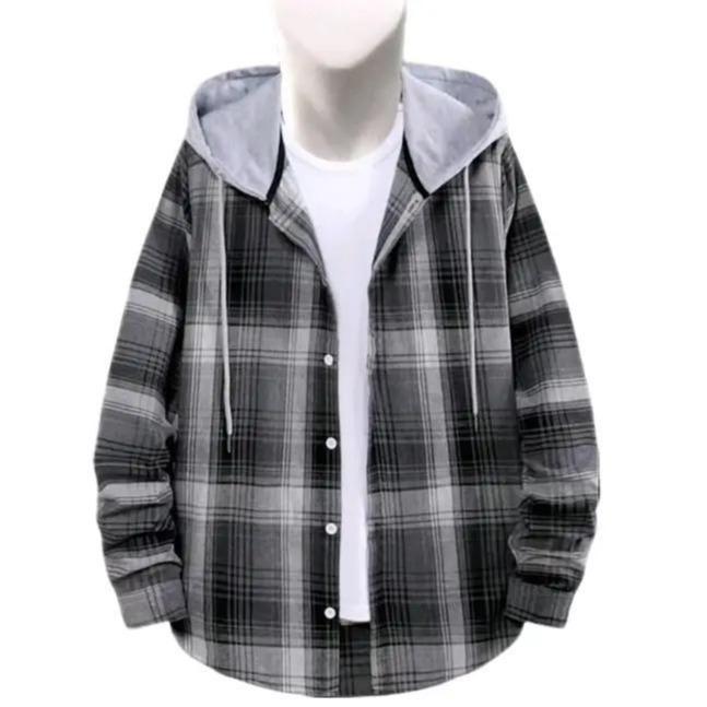 Áo Khoác Sơ Mi Nam Nữ nón nỉ From rộng 2024 Kate Nhung Menswear Kem Shirt