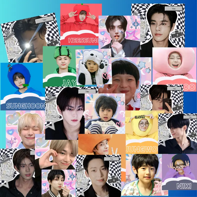 [ SET 10c] STICKER NIÊM PHONG ENHYPEN 4