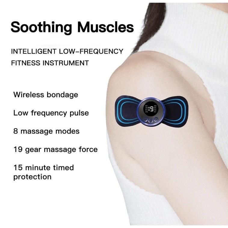 Product Introduction of Alat Pijat Leher, Punggung, dll/Mini Massage/ EMS Muscle Mat Massage/ Alat Pijat Elektrik 1