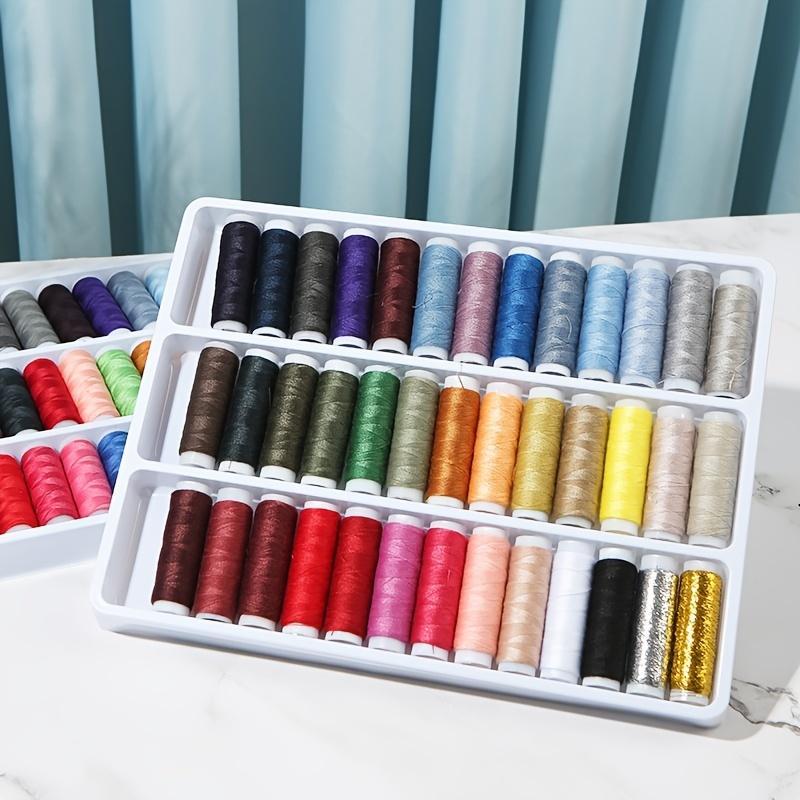 1 Box 39 Colors Sewing Thread Kit, Assorted Color 214.35 Meter/65.33 Yard Thread Spool Polyester Thread, Sewing Supplies For Home Use 4