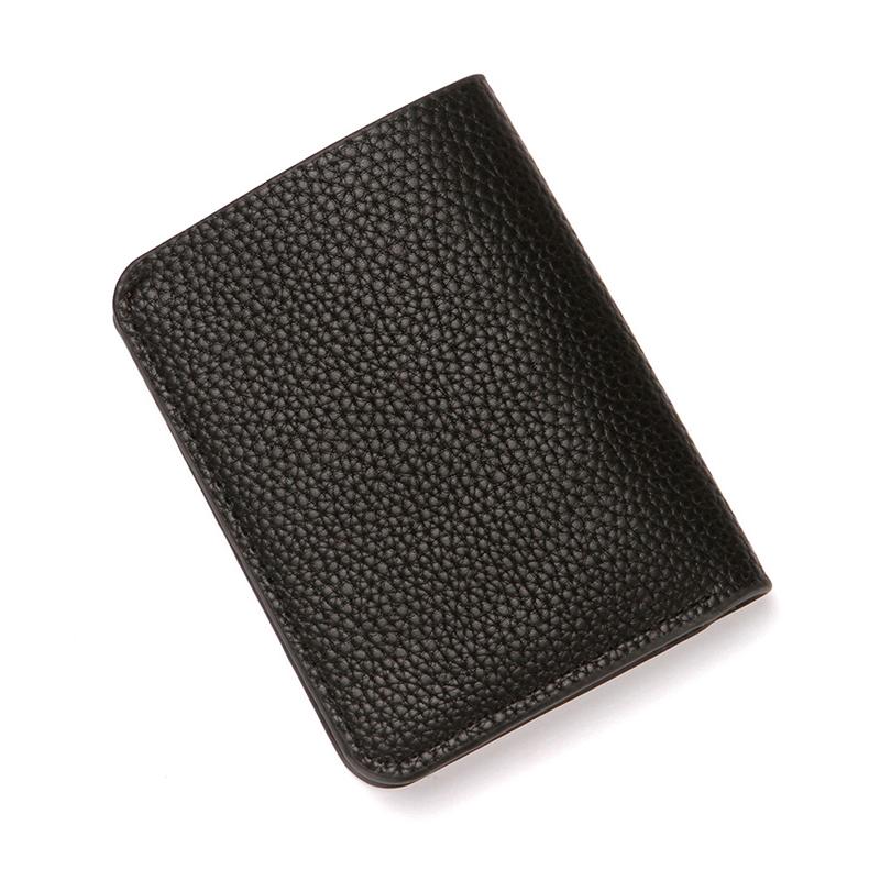 Product Introduction of Fashion Soft Men Wallet Pu Leather Lychee Pattern Mini Coin Purse Driver's License Card Holder 14