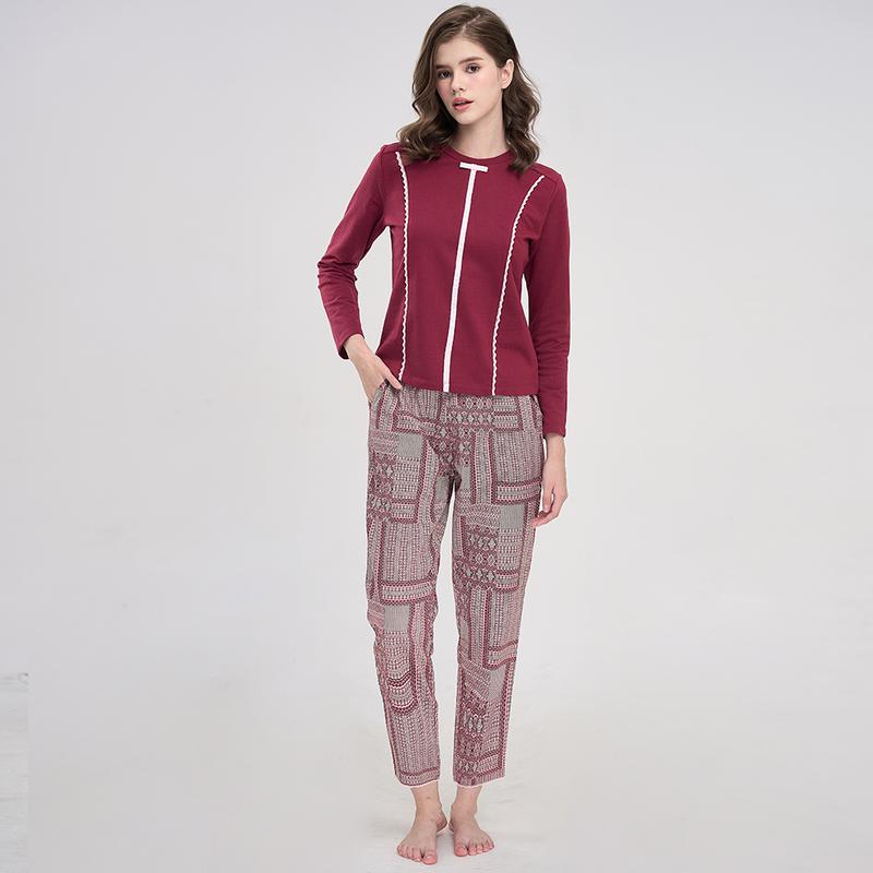 Bộ Quần Áo Thun Dài Nữ Vincy Thoáng Mát BTD111S21