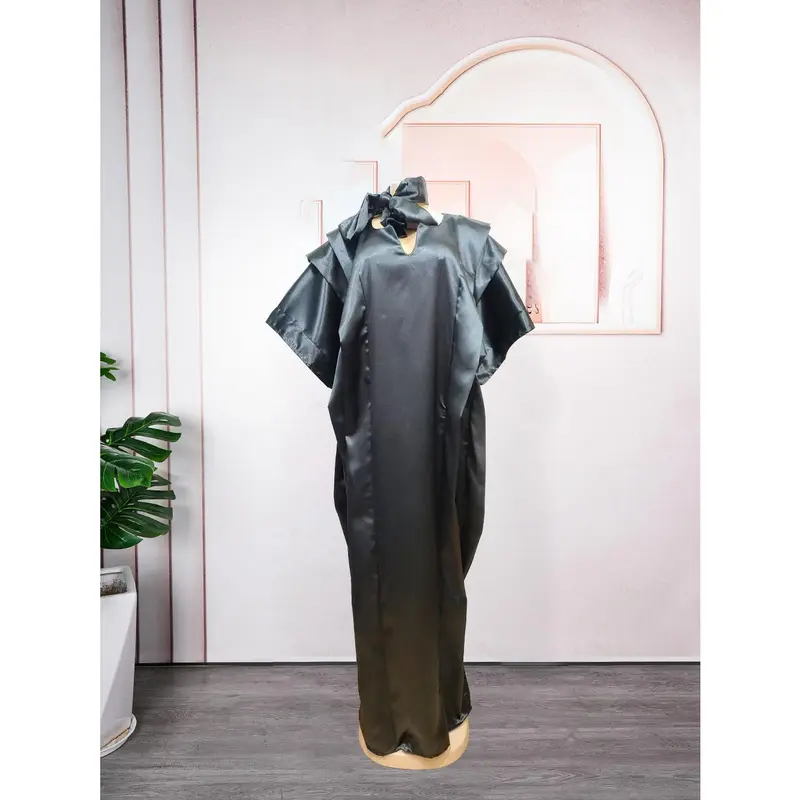 Independent Station African Women's Wear Robe Dress Muslim Ethnic Style Gown plus Size Women's Clothing 4