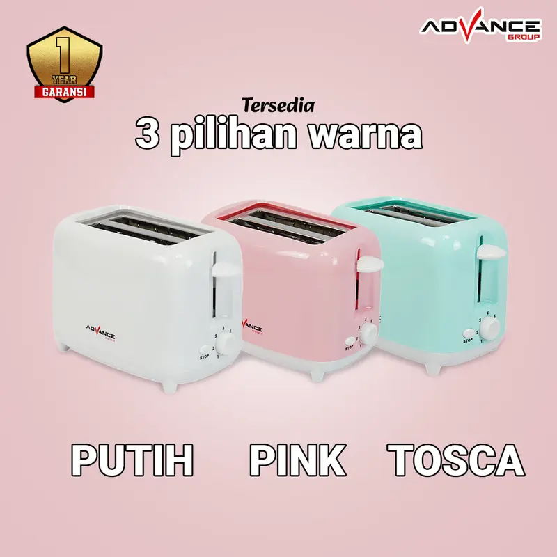 Ready Stock!!!{cod}ADVANCE T-8866  Mesin Sandwich Toaster Pemanggang Roti Advance T-8866 4