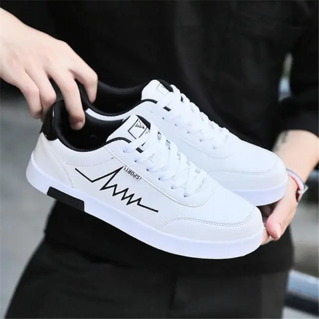 Sepatu Casual PTR08 Untuk Pria dan Wanita Termurah Warna Putih Olahraga Sport Shoes Sneakers Hitam 4