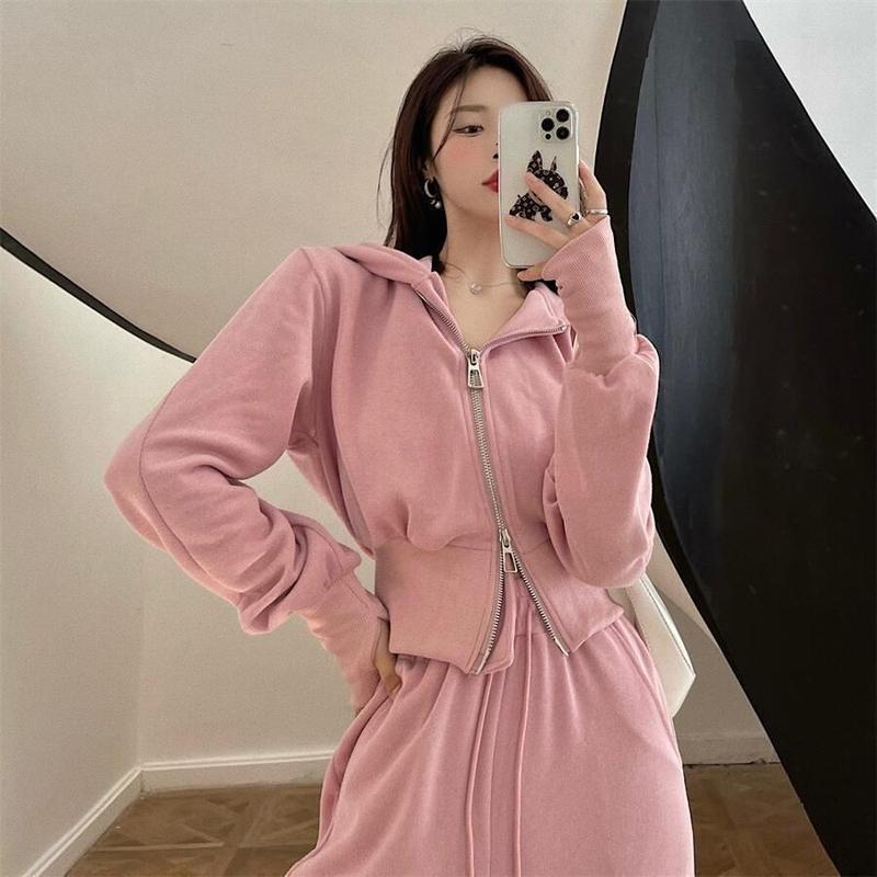 Product Introduction of Bộ Đồ Thể Thao, Thời Trang Thu Đông, Thanh Lịch, Dành Cho Phụ Nữ, Đầu Thu, Áo Len Có Mũ Trùm Đầu, Mỏng Và Rộng Rãi, Phong Cách Hàn Quốc, Bộ Đồ Hai Mảnh Thường Ngày Thích Hợp Cho Học Sinh Women Top 12