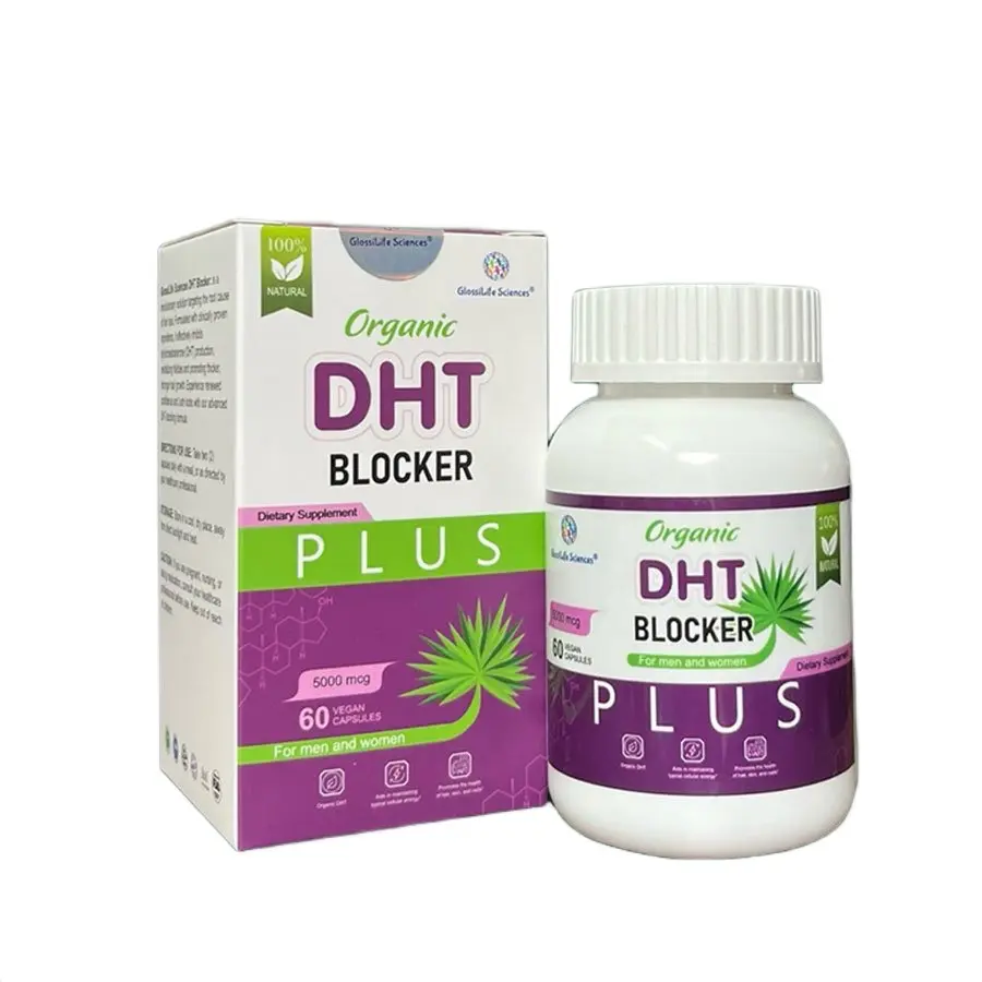 Organic DHT Blocker Plus Viên Uống Giảm Rụng Tóc, Hỗ Trợ Mọc Tóc Dành Cho Nam Và Nữ
