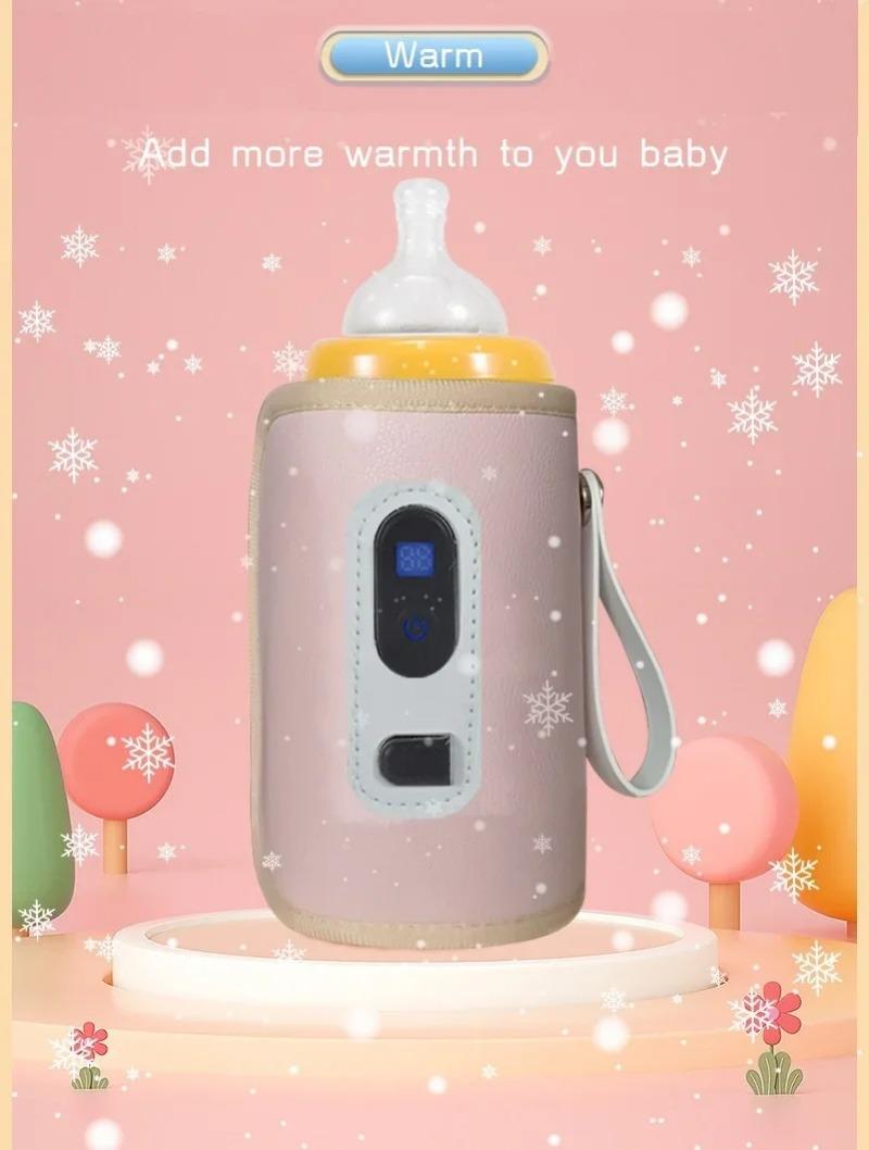 Product Introduction of Universal Baby Milk Warmer Digital Display Baby Bag USB Nursing Bottle Heater Portable Baby Bottle Warmer Thermal Bag for Travel 27