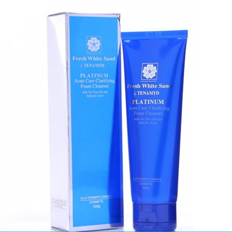  Sữa Rửa Mặt Ngăn Ngừa Mụn Fresh White Sand Tenamyd Platinum Acne Care Clarifying Foam Cleanser Làm Đẹp Da Dưỡng Ẩm Da 