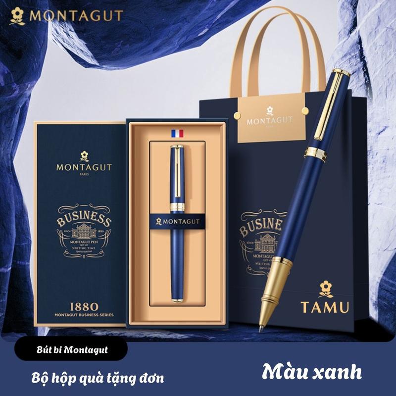 Bút ký Montagut cao cấp dành cho nam và nữ Bút gel kim loại cao cấp Bút bi văn phòng khắc tùy chỉnh riêng