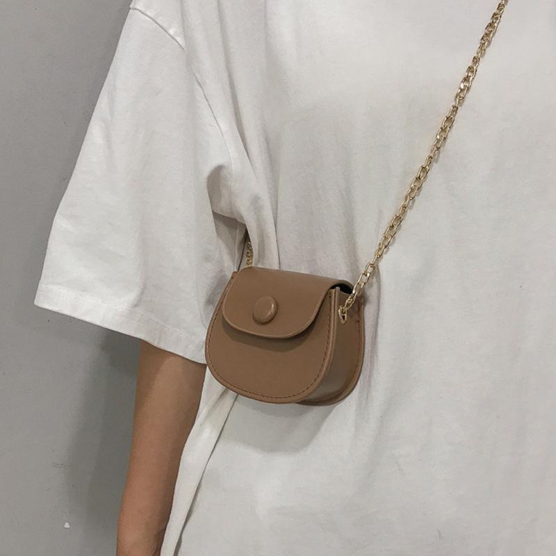Chain Mini Bag Women'S 2025 Western Style For Nothing Popular One Shoulder Messenger Small Bag 2