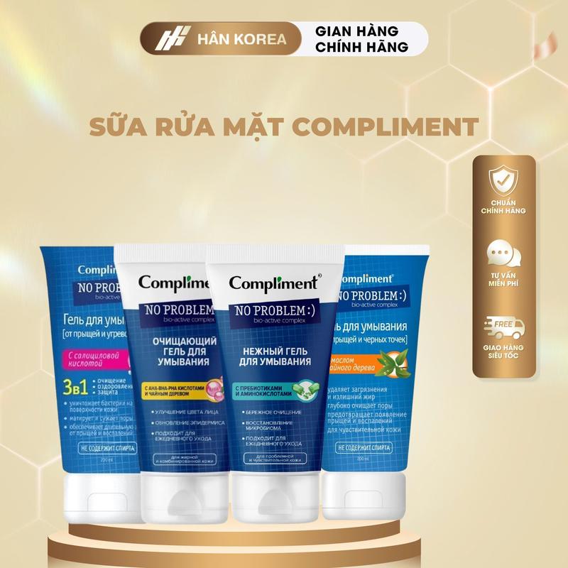 C808 - [LIVETREAM] - Sữa rửa mặt Compliment 200ml (tuýp)