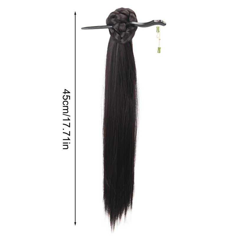 Product Introduction of Synthetic Long Ponytail Hair Extensions Clip-in Ponytail Hair Extensions Women's Ponytail Wig Styles 20