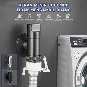 Keran Mesin Cuci Tembaga Otomatis Anti Bocor Konektor Pendek 46 Titik Rumah Tangga Multifungsi Tahan Lama Praktis Mudah Dipasang