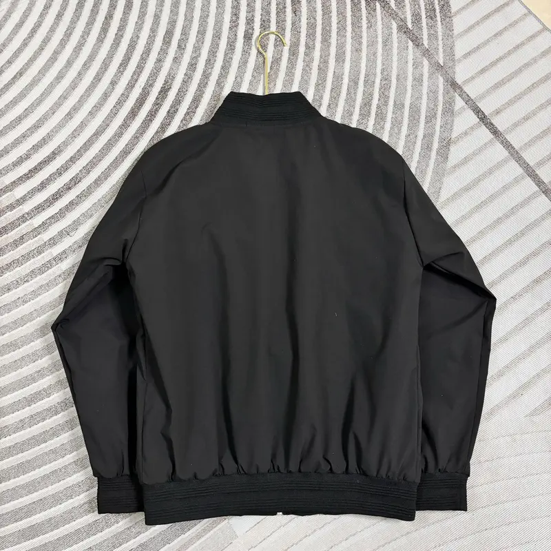 Áo khoác 3 khóa đen chất gió 2 lớp bo gân dành cho nam nữ from unisex 6
