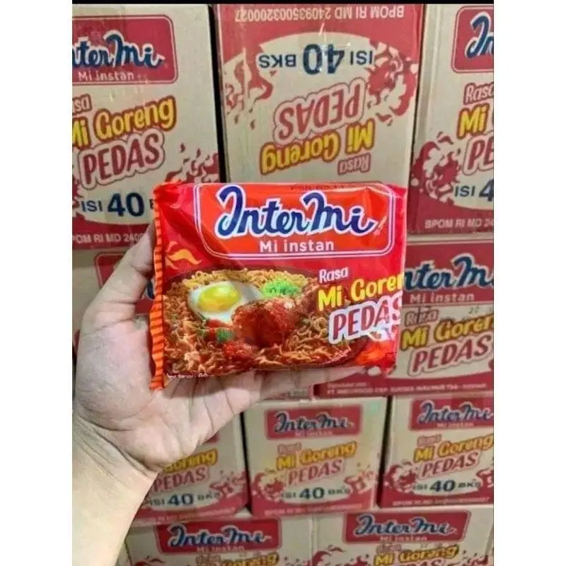 MIX INTERMIE PEDAS 10 + 10 EKOMIE MIE INSTAN NIKMAT HARGA GROSIR 4