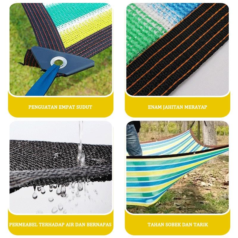Allieuka Paranet 90% Jaring Tabir Surya Berwarna / Anti UV Sunshade Net/Garden Sunshade Net / Warna-warni Suhu Tinggi Tabir Surya Yang Dienkripsi Dan Ditebalkan 3