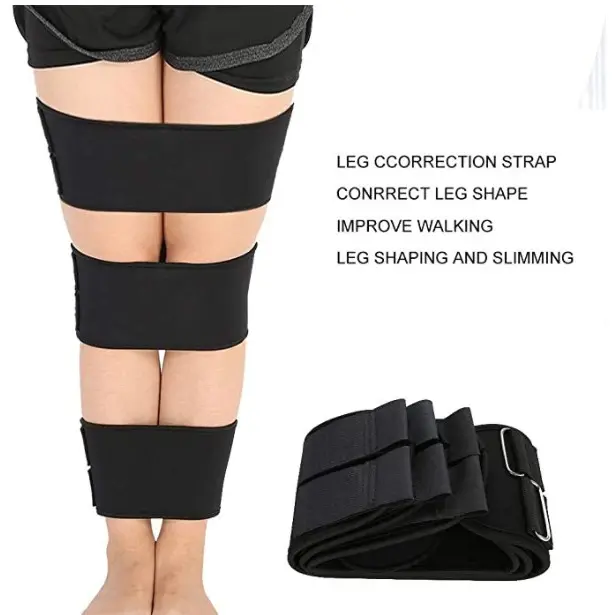 Sabuk Terapi Kaki O Isi 3 Pcs Leg Sabuk Terapi Pelurus Kaki Memperbaiki X/O Kaki untuk Perempuan dan Wanita Muda 2