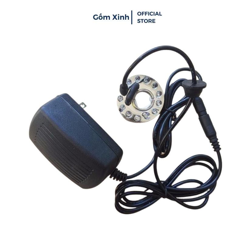  Máy tạo khói Máy phun sương có đèn dùng cho thác nước tiểu cảnh non bộ Tạo Độ Ẩm Cho Không Gian Trưng Bày 