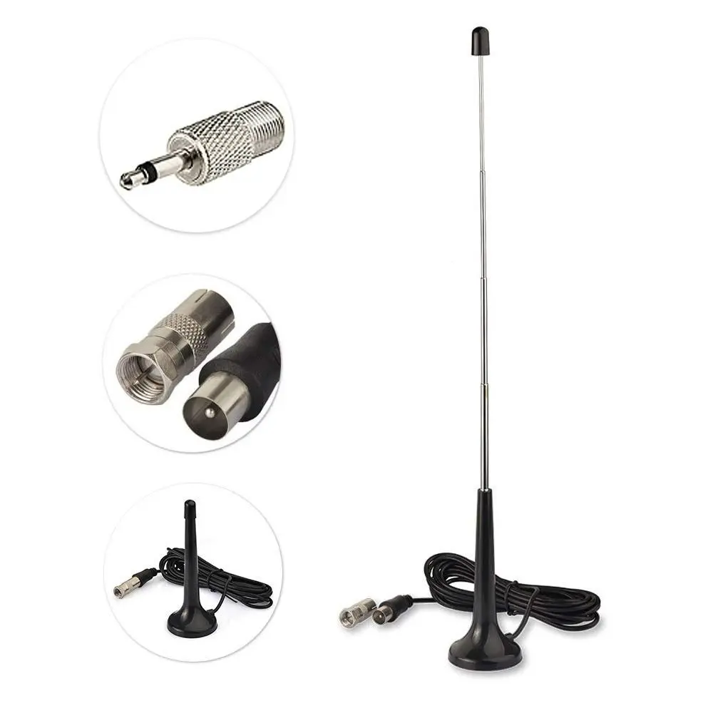Creative Enhanced Signal AM/FM Antenna Universal Connector Adapter DAB Radio Antenna Aerial Amplified Adapter