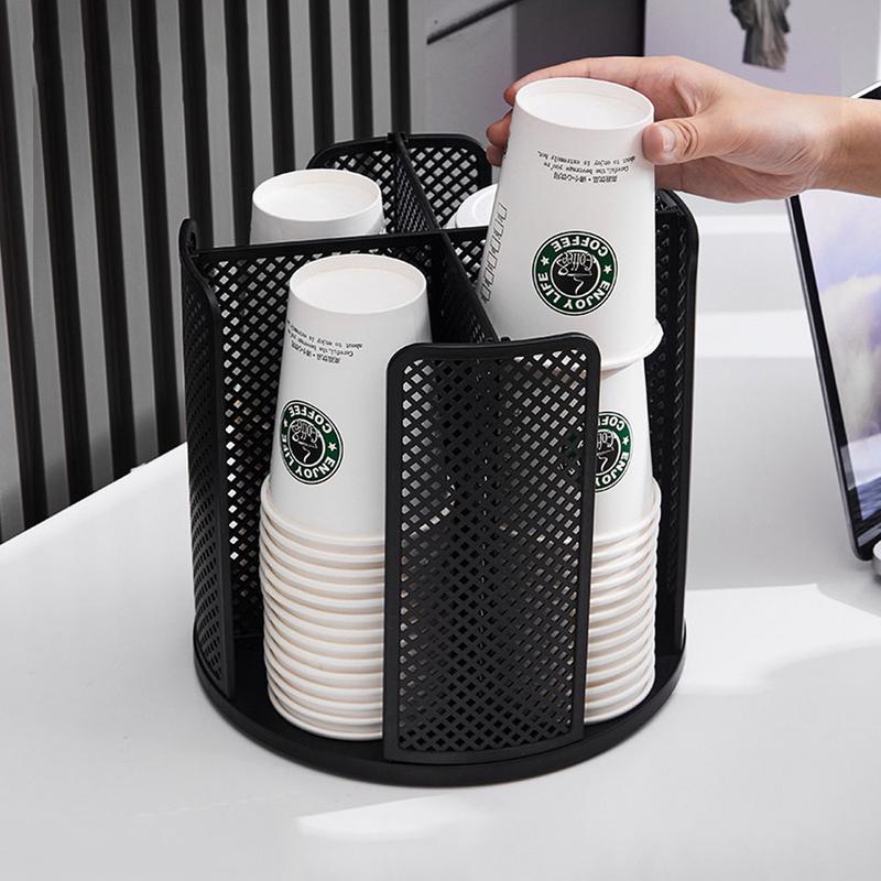 Product Introduction of Kệ đựng cốc, ly nhựa, đựng trà sữa xoay 360 độ cao cấp, giá đỡ mỹ phẩm kiêm hộp đựng cốc cà phê 13